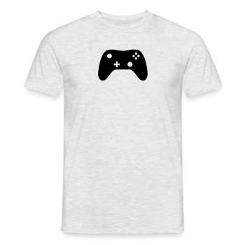 Controller - Männer T-Shirt - Grau meliert - Vorne - AI Model Male 178 dark (178cm)