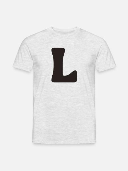 L - Männer T-Shirt - Grau meliert