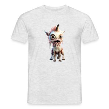 Licorne zombie - T-shirt homme - gris chiné - Devant - AI Model Male 178 dark (178cm)