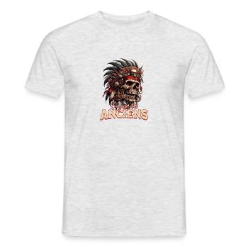 La sagesse des anciens - T-shirt homme - gris chiné - Devant - AI Model Male 178 dark (178cm)