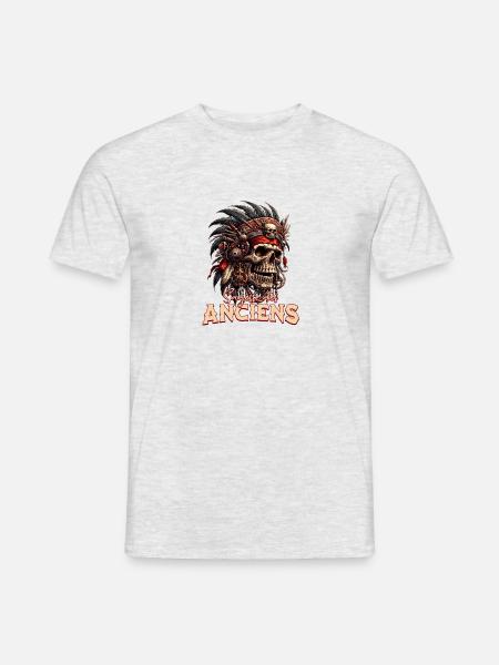 Die Weisheit der Alten - Männer T-Shirt - Grau meliert