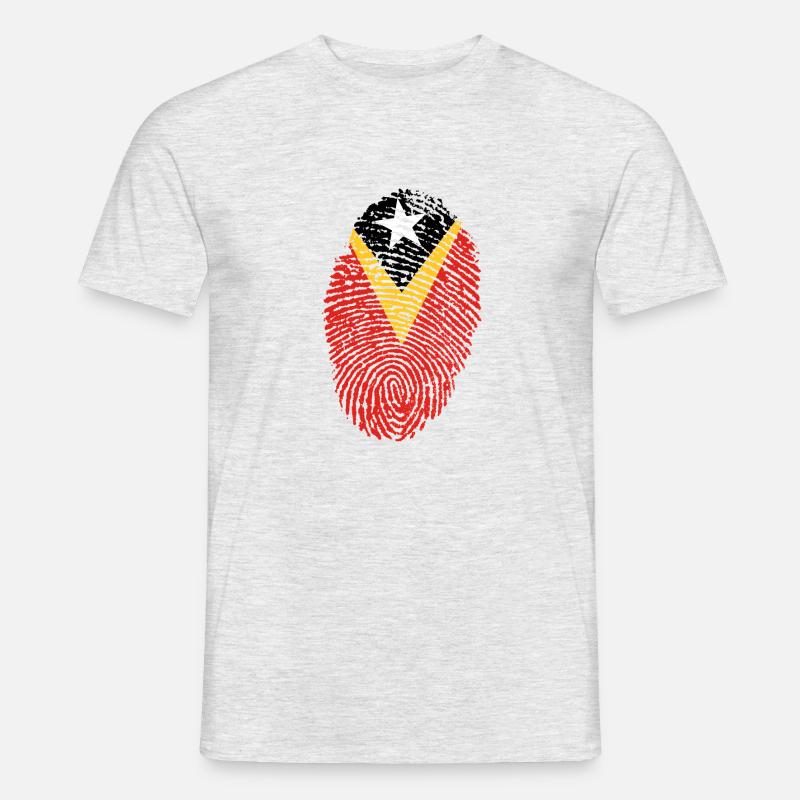 Osttimor - Männer T-Shirt - Grau meliert