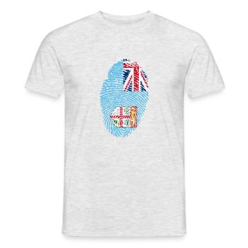 Fidji - T-shirt homme - gris chiné - Devant - AI Model Male 178 dark (178cm)