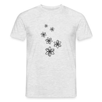 Icône Atom - T-shirt homme - gris chiné - Devant - AI Model Male 178 dark (178cm)