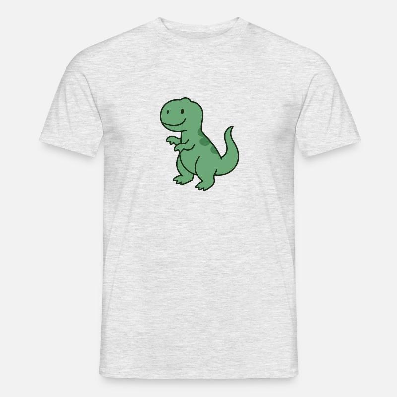 kleiner REX - Männer T-Shirt - Grau meliert