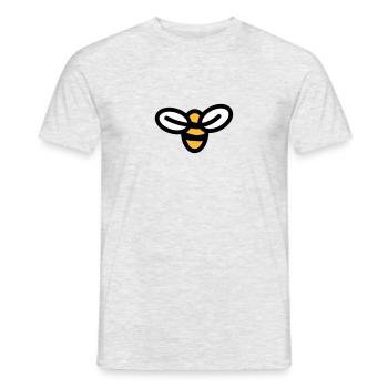 Bee - T-shirt homme - gris chiné - Devant - AI Model Male 178 dark (178cm)