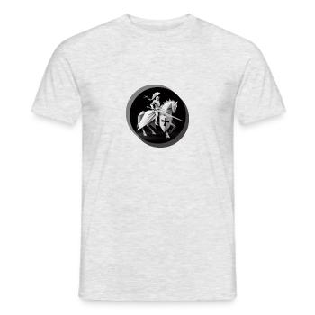 Knight - Men's T-Shirt - heather grey - Front - AI Model Male 178 dark (178cm)