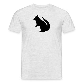 Chipmunk croissant - Men's T-Shirt - heather grey - Front - AI Model Male 178 dark (178cm)