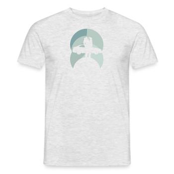 Car salesman sports car - Men's T-Shirt - heather grey - Front - AI Model Male 178 dark (178cm)