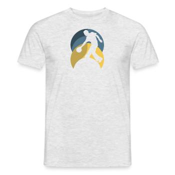 Bowling Bowlen Pin - Men's T-Shirt - heather grey - Front - AI Model Male 178 dark (178cm)