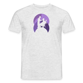 Hairdresser Hairdresser Hairdressing - Men's T-Shirt - heather grey - Front - AI Model Male 178 dark (178cm)