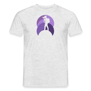 Photographer Photography - Men's T-Shirt - heather grey - Front - AI Model Male 178 dark (178cm)