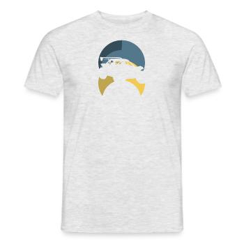 Voiture de sport Voiture de course - T-shirt homme - gris chiné - Devant - AI Model Male 178 dark (178cm)
