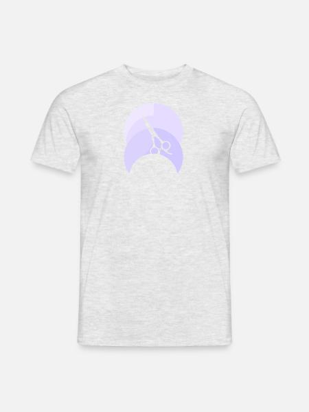 Friseurin Coiffeur - Männer T-Shirt - Grau meliert