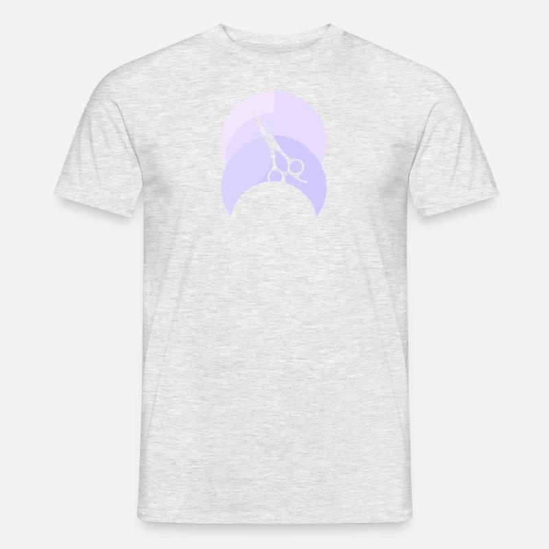 Coiffeur Coiffeur - T-shirt homme - gris chiné