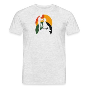 Friseurin Lehre Coiffeur - Männer T-Shirt - Grau meliert - Vorne - AI Model Male 178 dark (178cm)