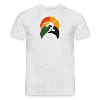 Gymnastics Gymnastics Training Gymnasts - Men's T-Shirt - heather grey - Front - AI Model Male 178 dark (178cm)