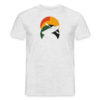 Kajak Ruder Paddeln - Männer T-Shirt - Grau meliert - Vorne - AI Model Male 178 dark (178cm)