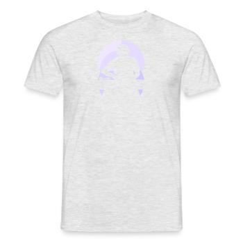 DJ Shuffle - Männer T-Shirt - Grau meliert - Vorne - AI Model Male 178 dark (178cm)