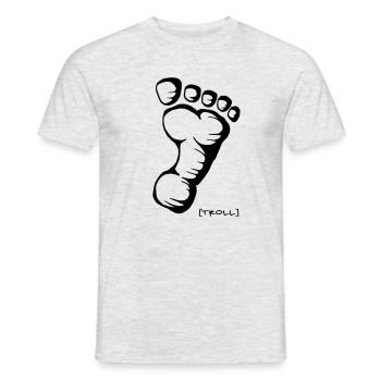 Spur vom Troll - Männer T-Shirt - Grau meliert - Vorne - AI Model Male 178 dark (178cm)