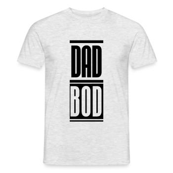 Dad body - Männer T-Shirt - Grau meliert - Vorne - AI Model Male 178 dark (178cm)