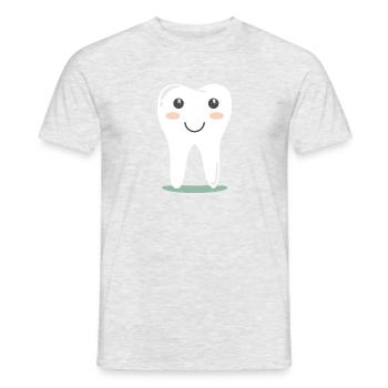 The magic tooth - Men's T-Shirt - heather grey - Front - AI Model Male 178 dark (178cm)