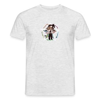 Conception principale de Venoms - T-shirt homme - gris chiné - Devant - AI Model Male 178 dark (178cm)