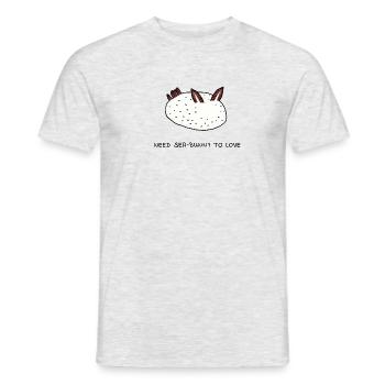 The Need Sea Bunny - Men's T-Shirt - heather grey - Front - AI Model Male 178 dark (178cm)