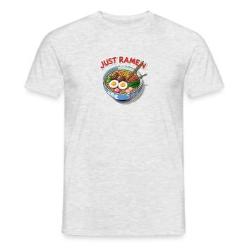 just Ramen - T-shirt homme - gris chiné - Devant - AI Model Male 178 dark (178cm)