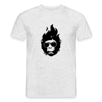 Better Things will sureley come my way - Männer T-Shirt - Grau meliert - Vorne - AI Model Male 178 dark (178cm)
