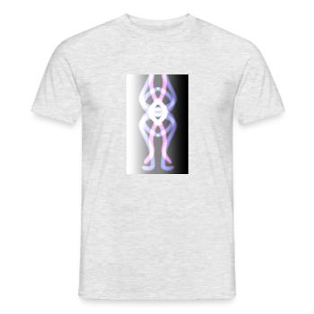 Figure, Fantaisie, Motif - T-shirt homme - gris chiné - Devant - AI Model Male 178 dark (178cm)