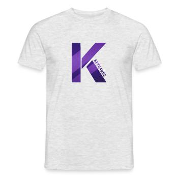 logo Tshirt K classique - T-shirt homme - gris chiné - Devant - AI Model Male 178 dark (178cm)