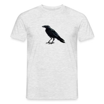 Raven House Raven - Men's T-Shirt - heather grey - Front - AI Model Male 178 dark (178cm)