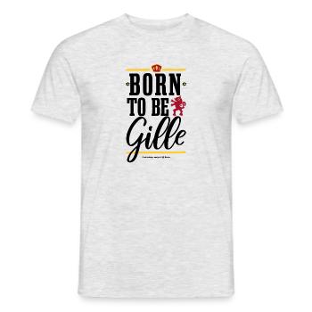 Born to be Gille - T-shirt homme - gris chiné - Devant - AI Model Male 178 dark (178cm)