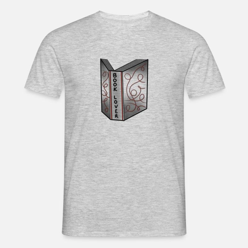 Book Lover - Men's T-Shirt - heather grey