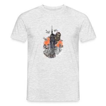King Sloth - T-shirt homme - gris chiné - Devant - AI Model Male 178 dark (178cm)