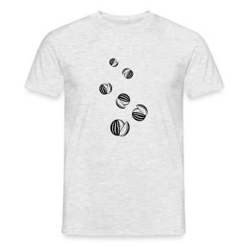 Melone Frucht - Männer T-Shirt - Grau meliert - Vorne - AI Model Male 178 dark (178cm)