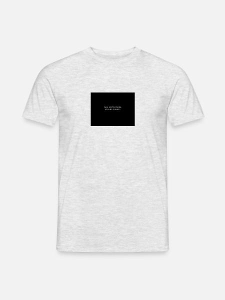FALL SEVEN TIMES - Men's T-Shirt - heather grey