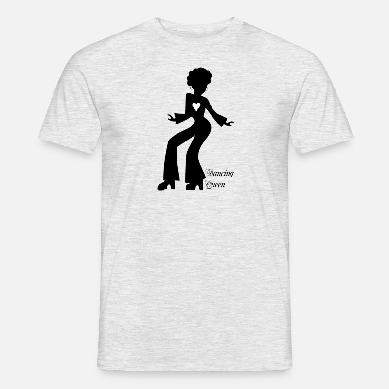 Dancing Queen - Männer T-Shirt - Grau meliert