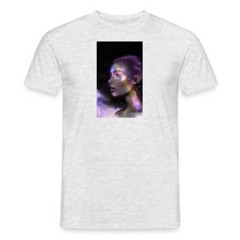 Gute Nacht n gehen - Männer T-Shirt - Grau meliert - Vorne - AI Model Male 178 dark (178cm)
