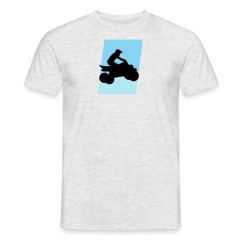 Quad Motorsport ATV Quad - Men's T-Shirt - heather grey - Front - AI Model Male 178 dark (178cm)