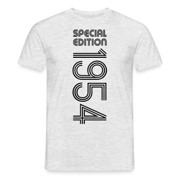 Special Edition 1954 - Birthday 1954 Color change - Men's T-Shirt - heather grey - Front - AI Model Male 178 dark (178cm)