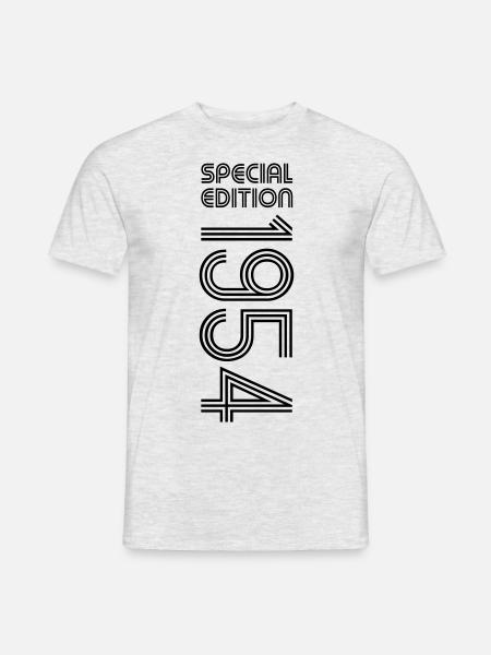 Special Edition 1954 - Geburtstag 1954 Farbwechsel - Männer T-Shirt - Grau meliert