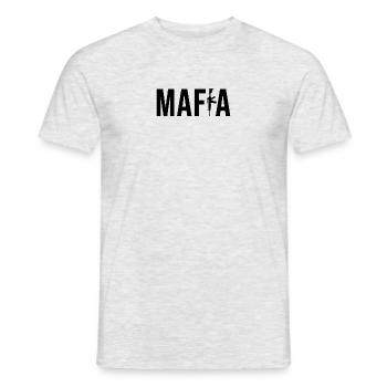mafia - Männer T-Shirt - Grau meliert - Vorne - AI Model Male 178 dark (178cm)