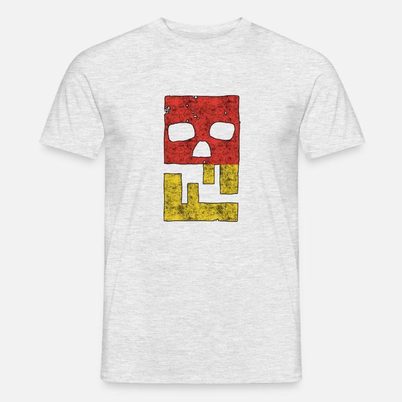 Hacking hackers hacker malware logo emblem - Men's T-Shirt - heather grey