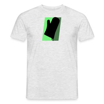 Backen Bäcker Backen - Männer T-Shirt - Grau meliert - Vorne - AI Model Male 178 dark (178cm)