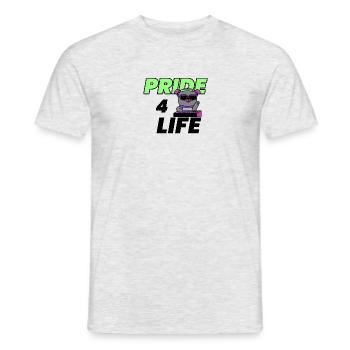 Pride 4 life - T-shirt homme - gris chiné - Devant - AI Model Male 178 dark (178cm)
