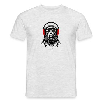 Statement - Männer T-Shirt - Grau meliert - Vorne - AI Model Male 178 dark (178cm)