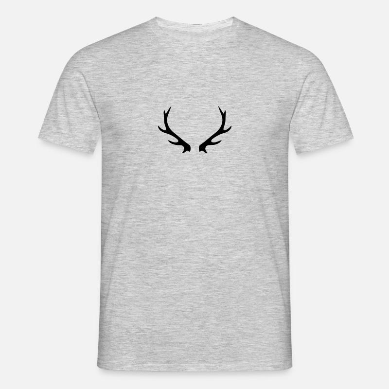 antler - Men's T-Shirt - heather grey