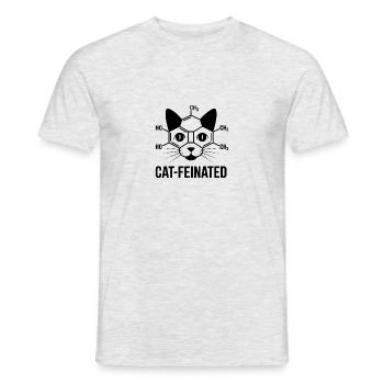 Katzen-Schein-Attitüde - Männer T-Shirt - Grau meliert - Vorne - AI Model Male 178 dark (178cm)